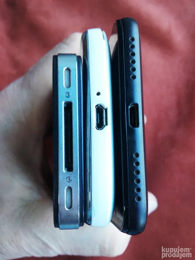 Huawei, alcatel i Iphone.