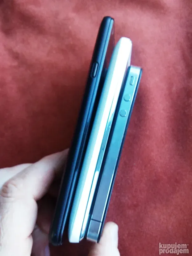 Huawei, alcatel i Iphone.