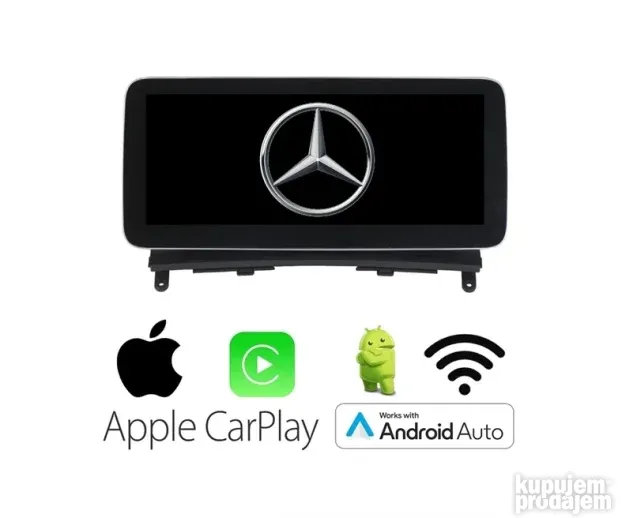 Multimedija mercedes c klasa w204 android,car play 10 inca