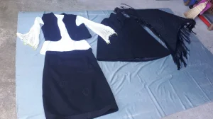 Komplet ženska nošnja čoja gajtan vez kao nova