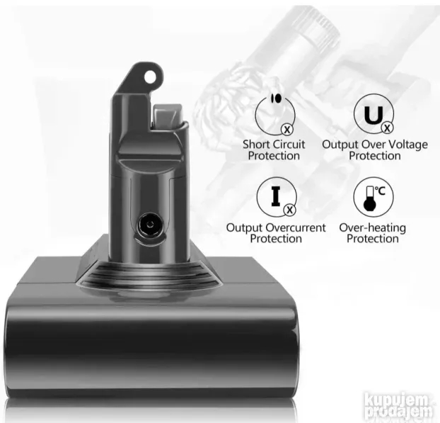 Zamenska baterija za Dyson usisivac V6 21,6V Li ion