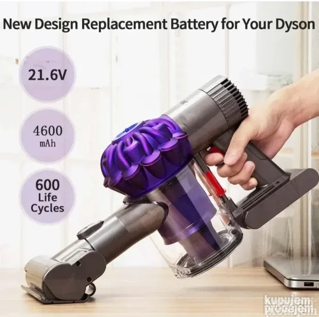 Zamenska baterija za Dyson usisivac V6 21,6V Li ion