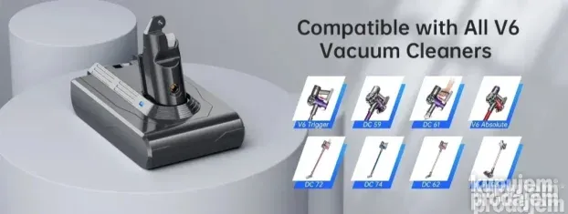 Zamenska baterija za Dyson usisivac V6 21,6V Li ion