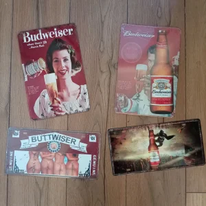 Budweiser tablice metalne 20x30cm