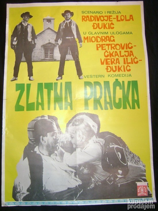 Filmski poster ZLATNA PRACK 1967 Čkalja
