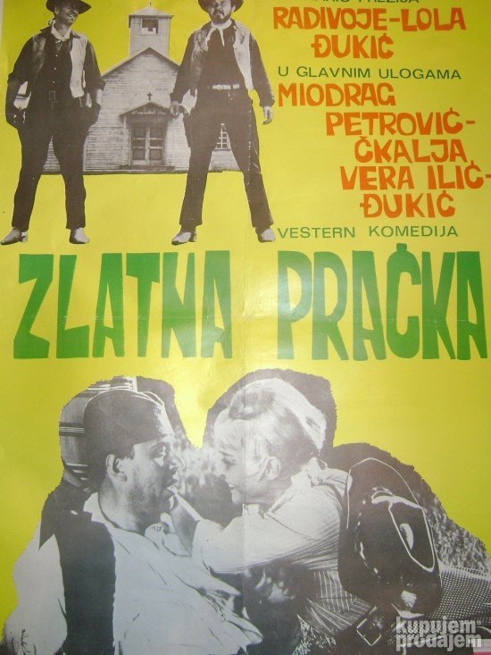 Filmski poster ZLATNA PRACK 1967 Čkalja