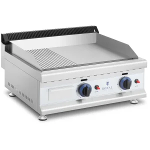 Royal Catering Dvostruki grill na gas 60x40cm