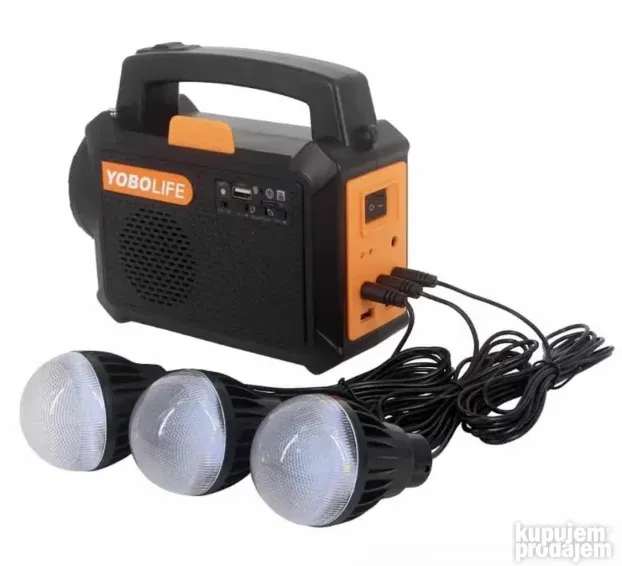 Mini solarni sistem rasveta radio power bank mp3 Bluetooth