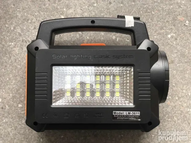 Mini solarni sistem rasveta radio power bank mp3 Bluetooth