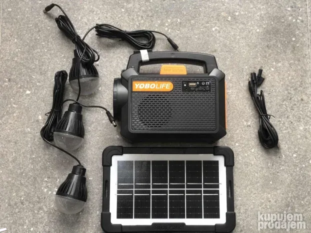 Mini solarni sistem rasveta radio power bank mp3 Bluetooth