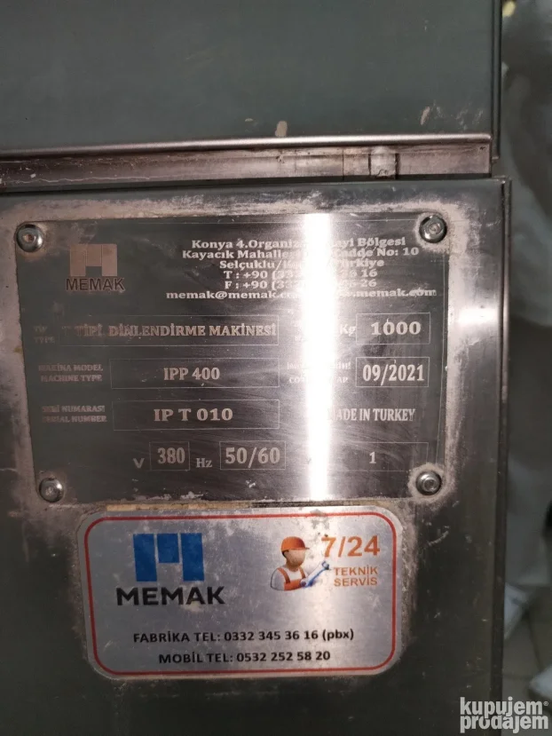 Polovna pekarska oprema