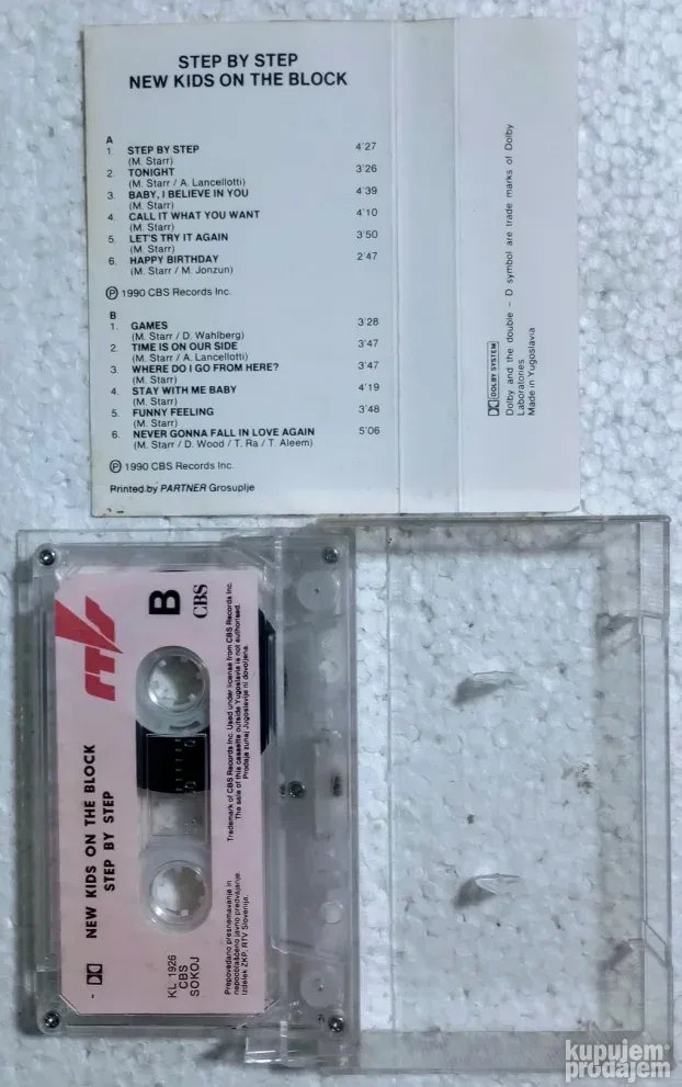 New Kids Of The Block-Step by step-kaseta