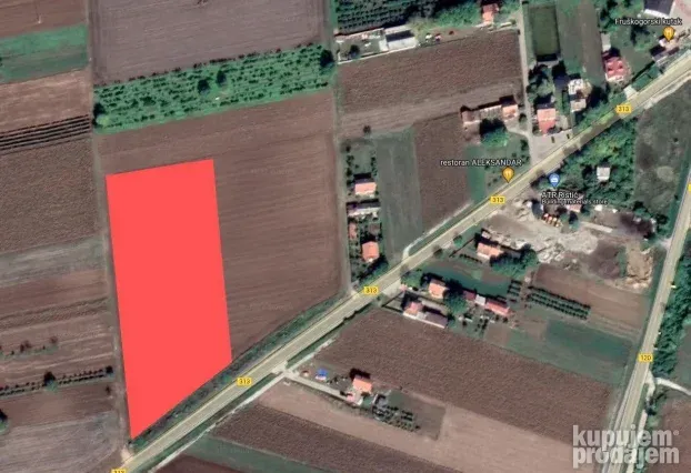 SNIŽENO ! ZEMLJIŠTE u blizini novog auto - puta