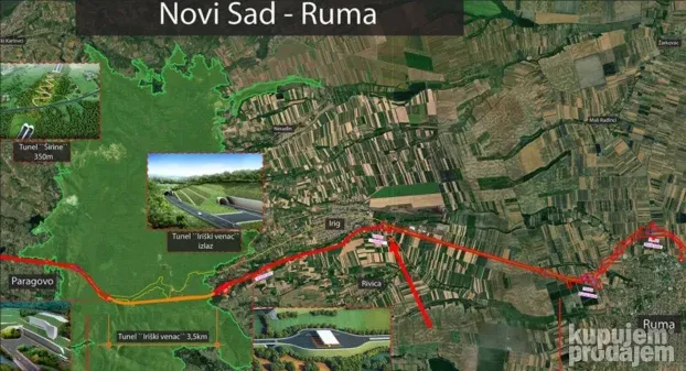 SNIŽENO ! ZEMLJIŠTE u blizini novog auto - puta