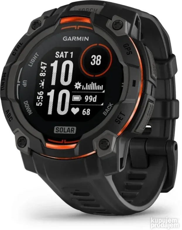 GARMIN Instinct 3 Solar 45mm black (ED)