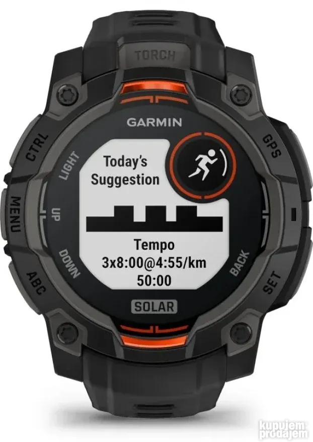 GARMIN Instinct 3 Solar 45mm black (ED)