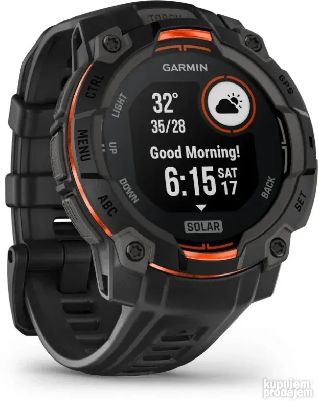 GARMIN Instinct 3 Solar 45mm black (ED)