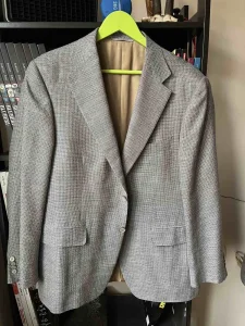 Canali sako [100% Wool-silk-linen] [Made in Italy]