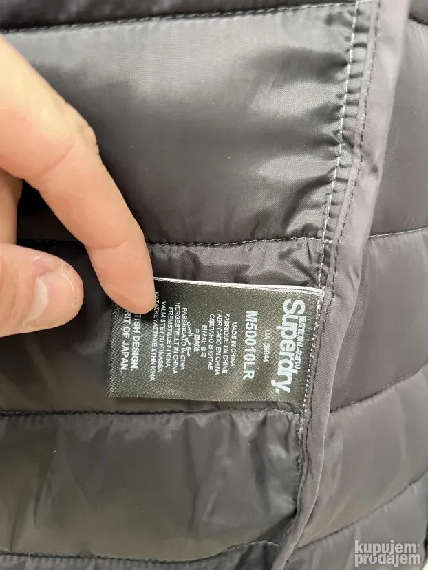 SUPERDRY Muska jakna Siva Vel XL ORIGINAL KupujemProdajem