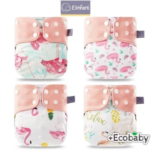 PLATNENE pelene za BEBE ELINFANT-Set4kom,razni dezeni i boje