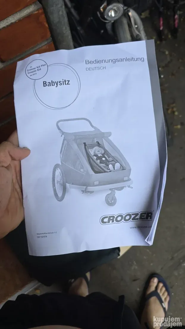 croozer sediste za riksu NOVO