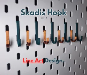 Ikea SKADIS set Kuka / Set 10 Kacaljki