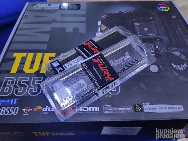 Ryzen 7 5700X+Asus Tuf B550 Gaming Plus+16gb ddr4 3600