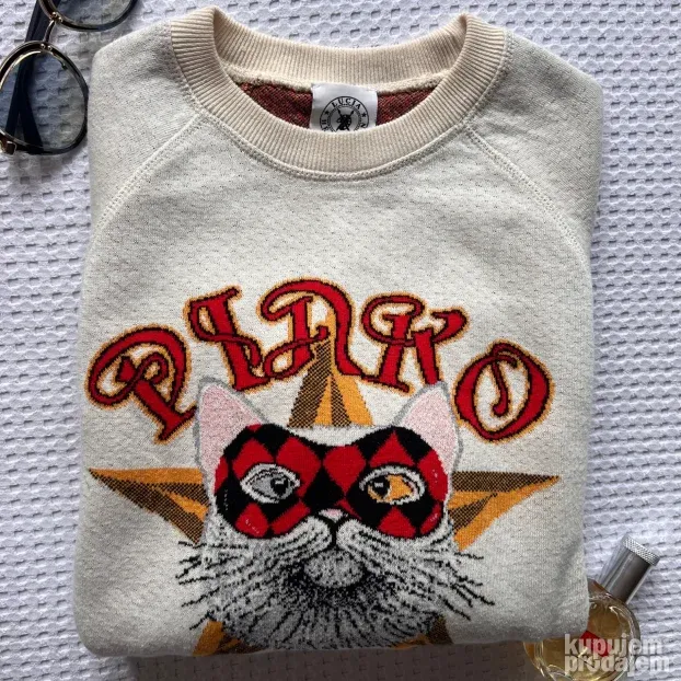 PINKO ORIGINAL zenski krem duks S