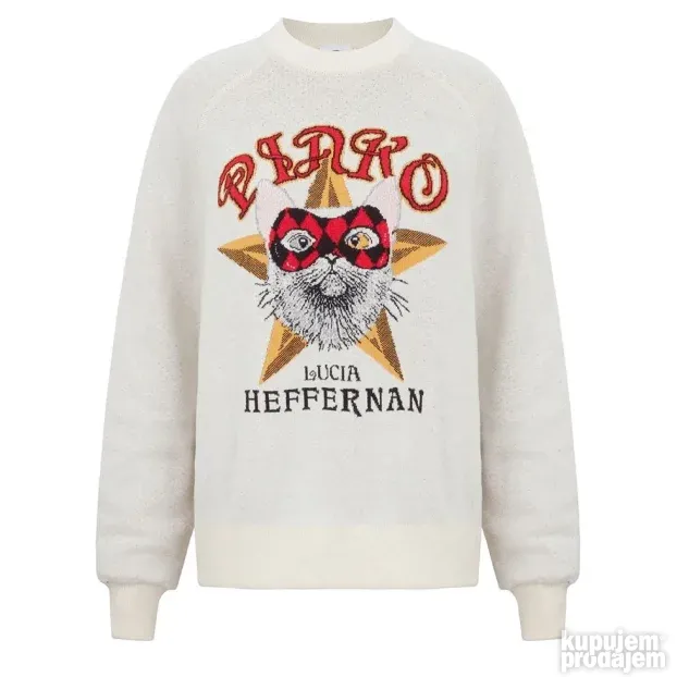 PINKO ORIGINAL zenski krem duks S
