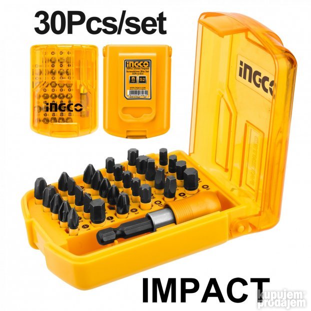 AKSD68303 set bitova 30.KOM 25MM INGCO