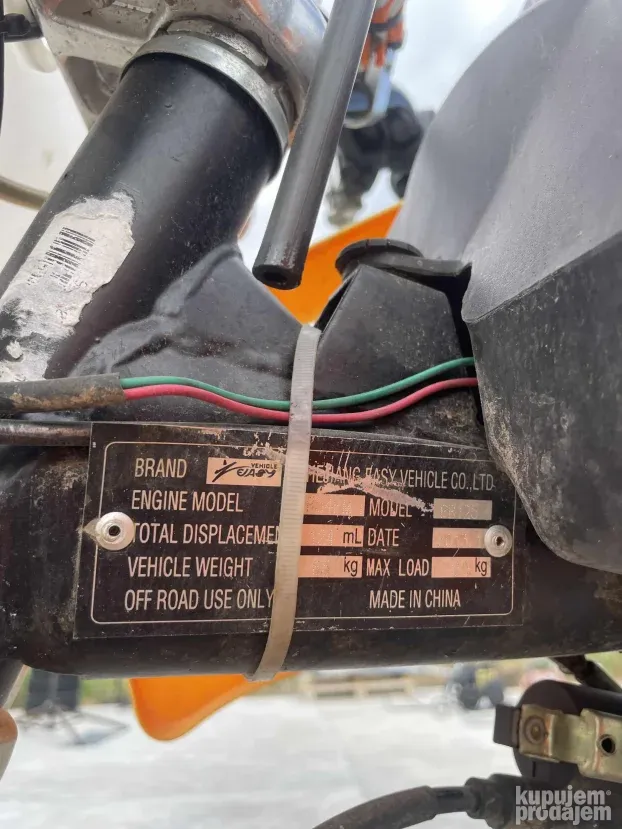 Pit bike 110cc 4t za decu