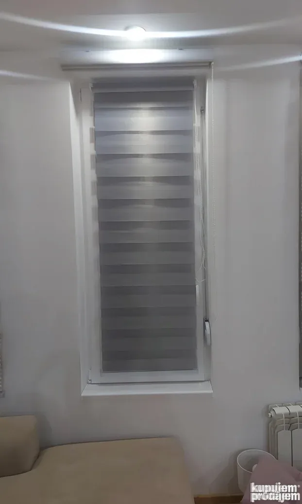 Zebra  zavese  BEZ BUŠENJA,  montiranje sa KUKICAMA