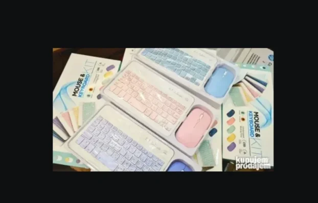 Bežični miš i tastatura u raznim bojama