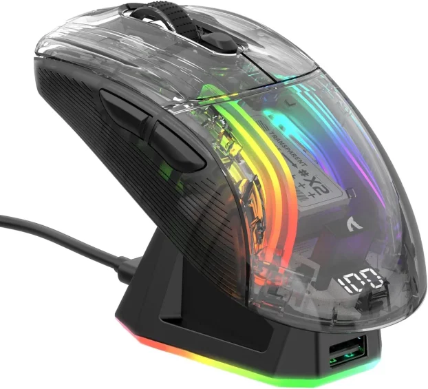Miš ATTACK SHARK X2 Pro Wireless BT5.0/2.4G 4000 DPI RGB