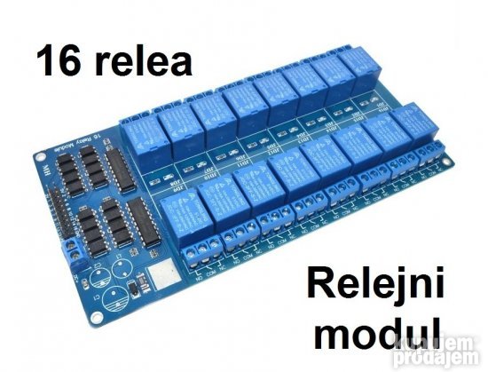 ARDUINO izlazni rele modul sa 16 kanala