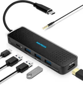 Usb C hub 6u1 4K 30 Hz , 100 W pd napajanje  ,
