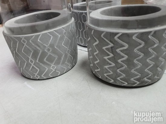 Retro Kameni Svecnjak Mini 3 Kom 15x9,6cm Yankee Candle