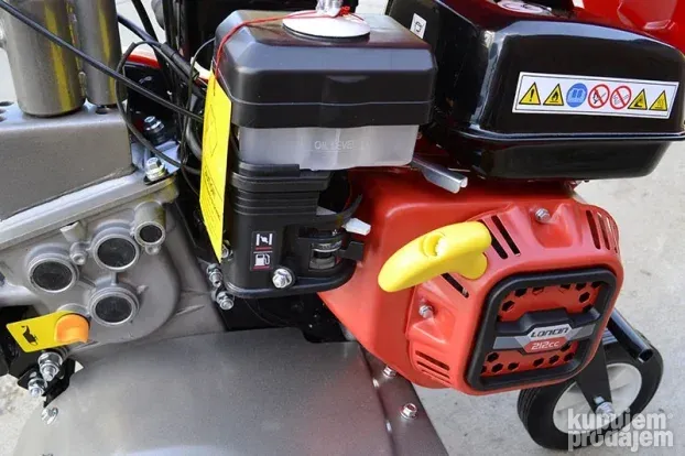 Kultivator sa frezom i točkovima Loncin 750 212 cm3 6KS