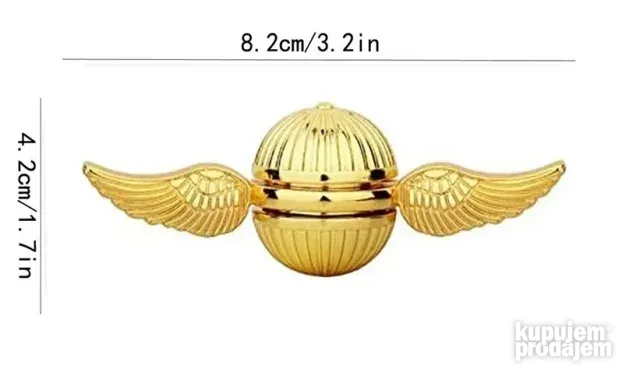 Fidget Antistres Spinner Harry Potter Golden Snitch - KupujemProdajem