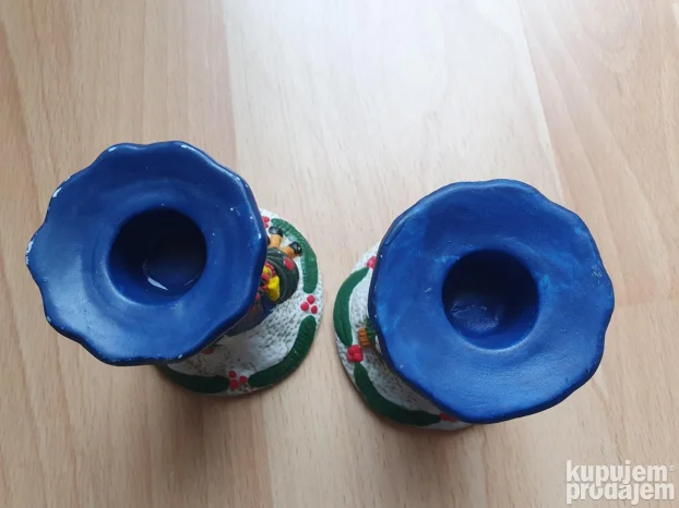 Deda Mraz svecnjaci  - 2kom