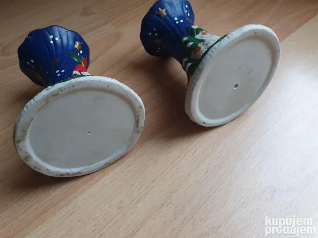 Deda Mraz svecnjaci  - 2kom