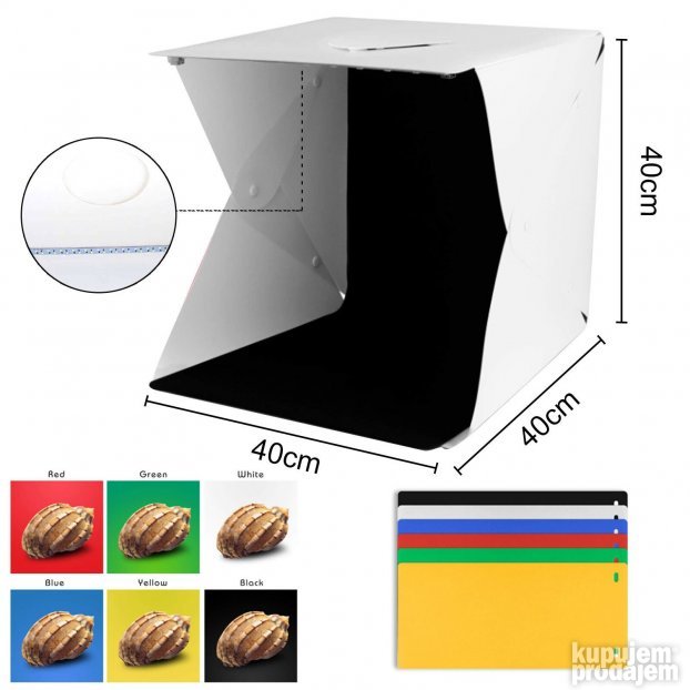 Foto Video Box Kutija za Slikanje Vise Dimenzija LED Diode