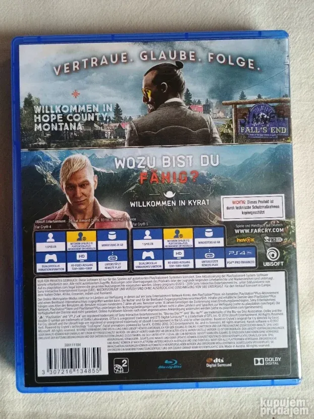 PS4 / PS5 - FarCry 6 i FarCry 5& FarCry 4 - Double Pack