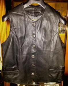 Ženski kožni prsluk Germany 3 br.44-VRHHH