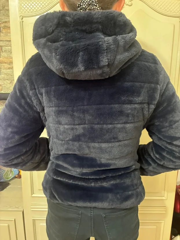 Zenska jakna topla sa dva lica L