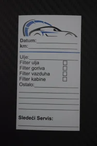 Nalepnice za mali servis 200 kom