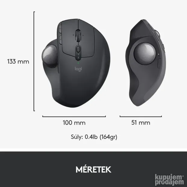 LOGITECH ERGO cable without ergonomical trackball black - KupujemProdajem