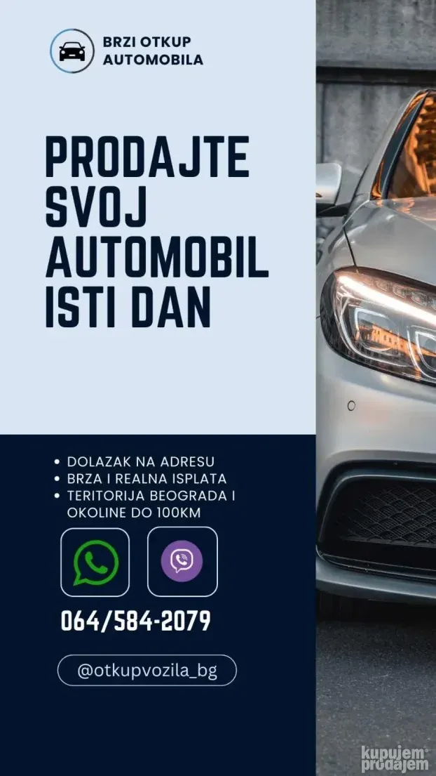 OTKUP AUTOMOBILA BEOGRAD / Najrealniji otkup vozila auta