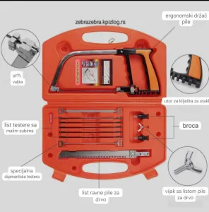 Multifunkcionalna mini testera Metal Drvo Staklo Keramika