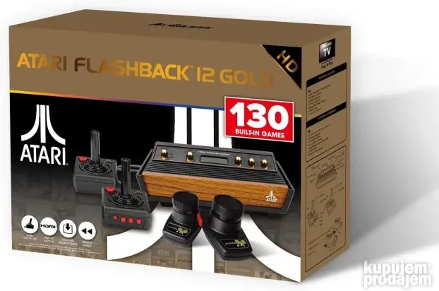 Atari Flashback 12 Gold Retro Game Concilition